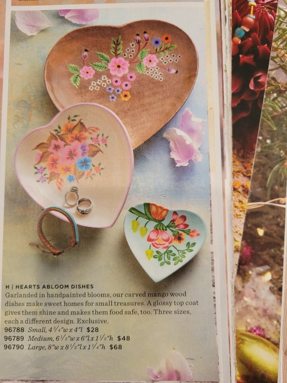 FREE Sundance Catalog $48 heart jewelry trinket dish with minimum purchase $125